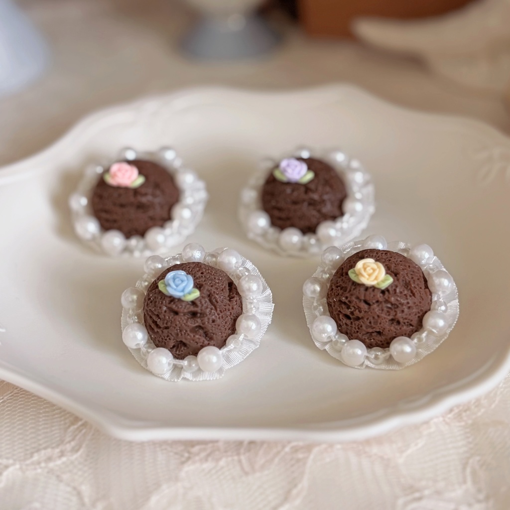 【ぬいぐるみ用】Sugar Ice Cream Headdress🤎(Chocolate)