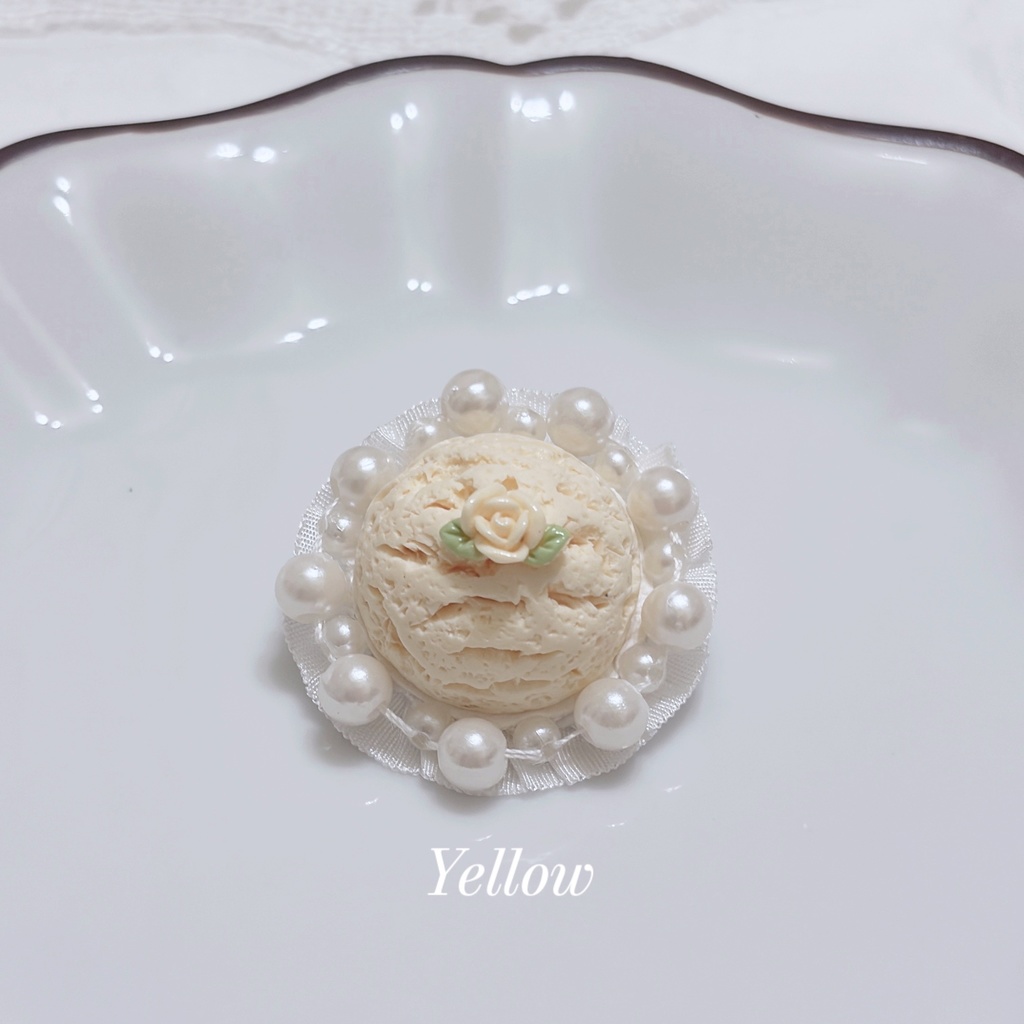 【ぬいぐるみ用】Sugar Ice Cream Headdress💛(Vanilla)