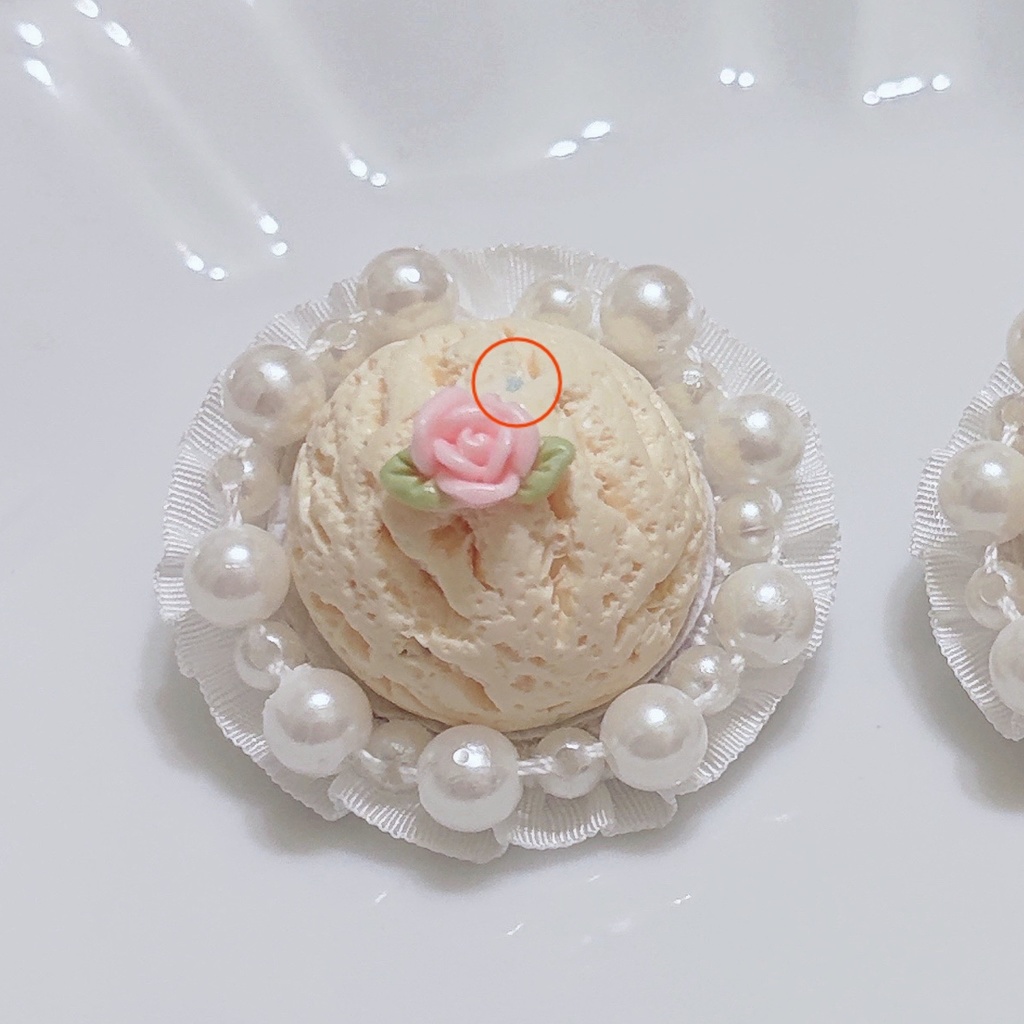 【ぬいぐるみ用】Sugar Ice Cream Headdress💛(Vanilla)