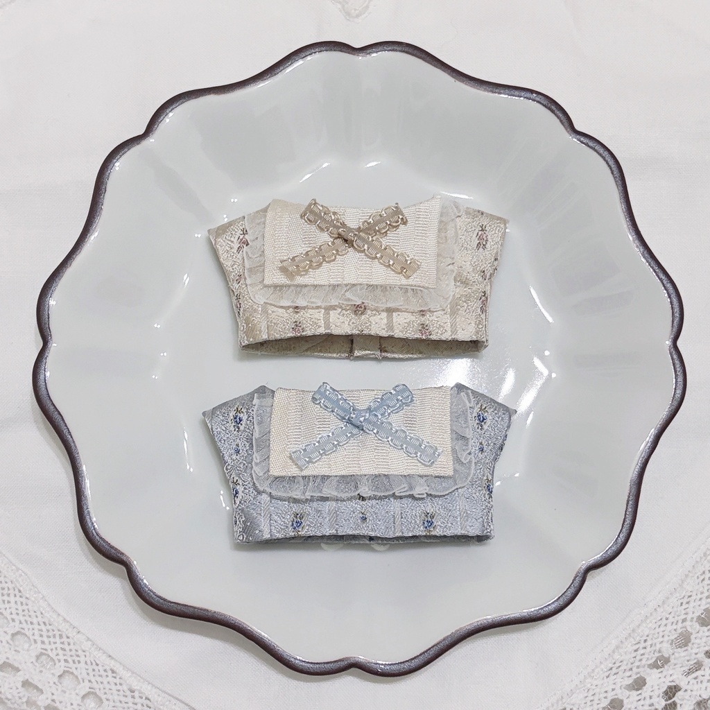 5月予定【にじぱぺっと】Flower Stripe × Square Collar Tops