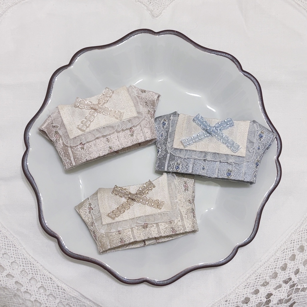 5月予定【にじぱぺっと】Flower Stripe × Square Collar Tops