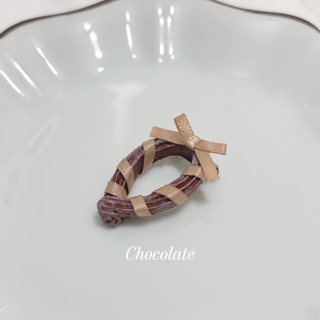 【ぬいぐるみ用】Ribbon Topping Churro Headdress