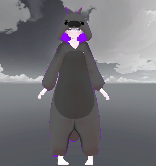 【VRC想定衣装】ごじらぱーかー