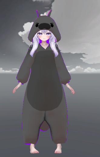 【VRC想定衣装】ごじらぱーかー