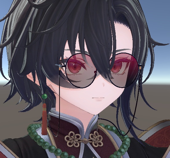 【VRC想定】「Ligne(リーニュ)」チェーン付きサングラス