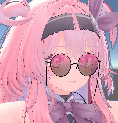 【VRC想定】「Ligne(リーニュ)」チェーン付きサングラス