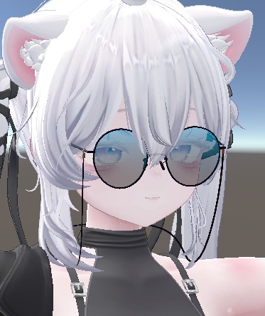 【VRC想定】「Ligne(リーニュ)」チェーン付きサングラス