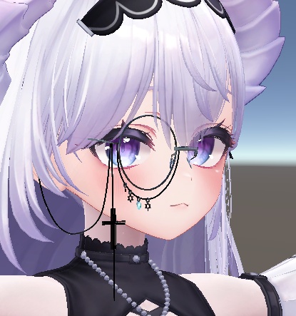 【VRC想定】Stellacroix モノクル 片眼鏡