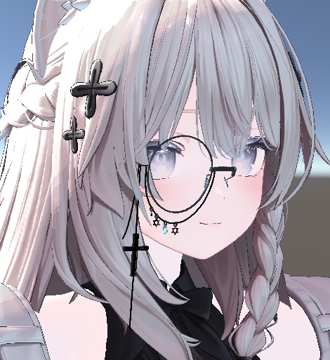 【VRC想定】Stellacroix モノクル 片眼鏡