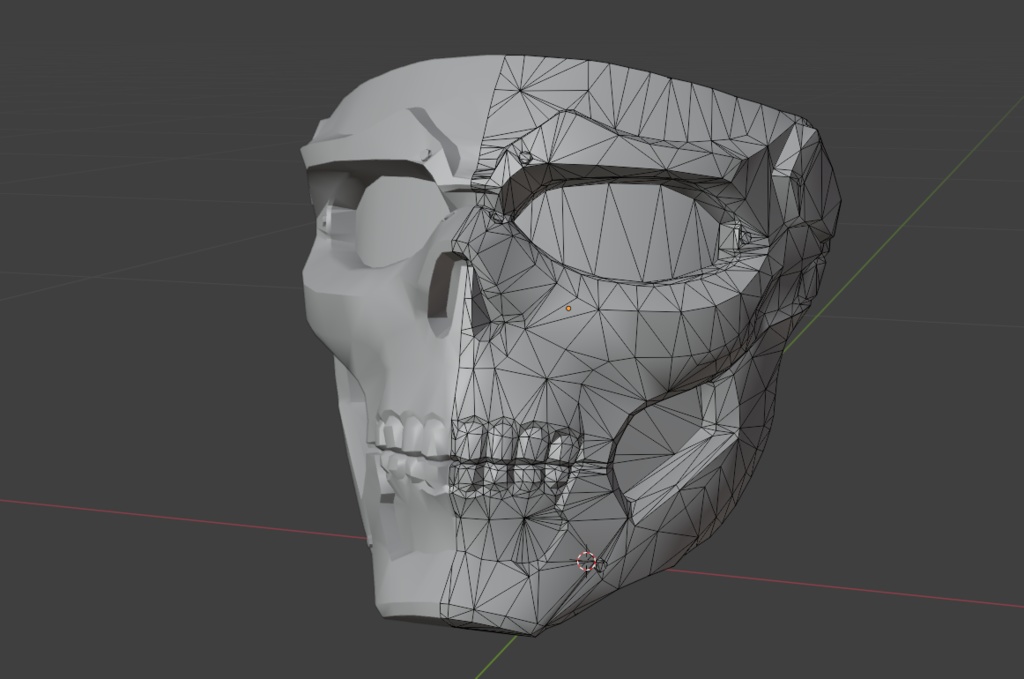 【VRC想定】スカルマスク