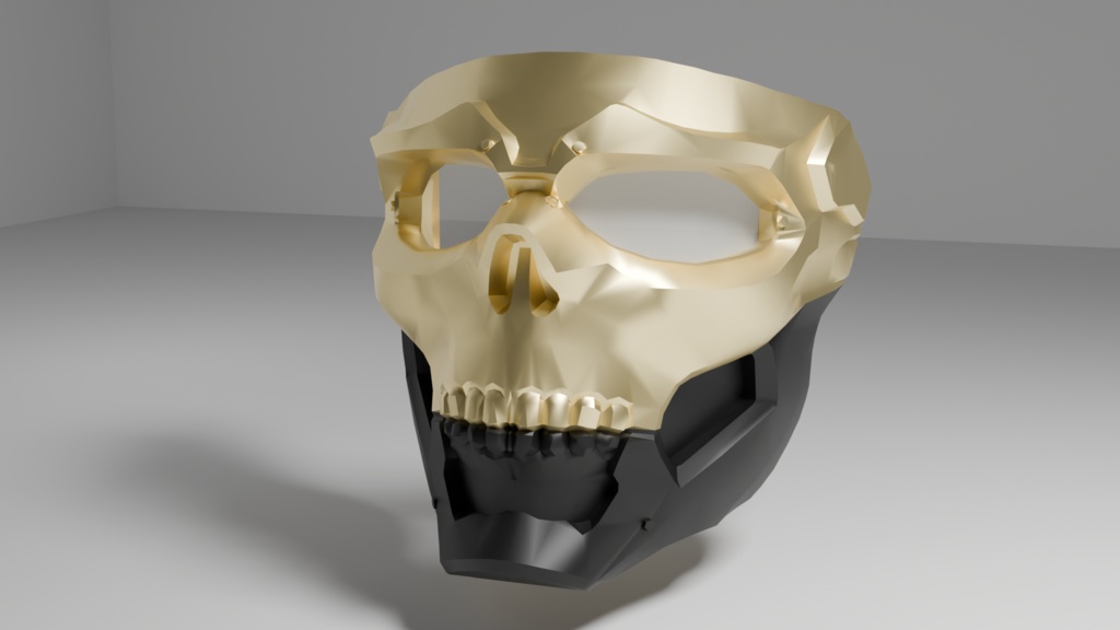 【VRC想定】スカルマスク