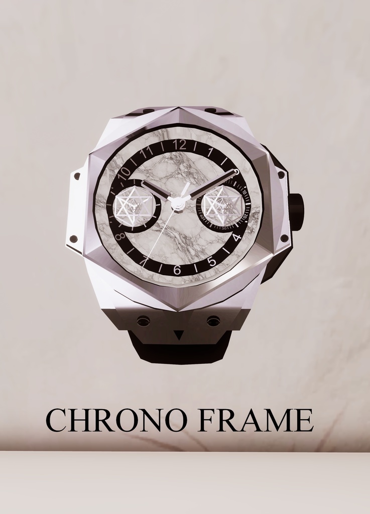 【MA対応・OSCリアルタイム同期】7アバター調整済み『CHRONO FRAME (クロノ・フレーム)』