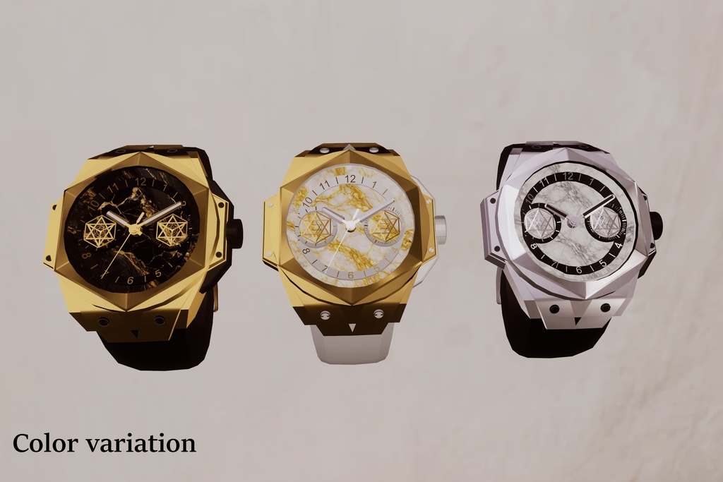 【MA対応・OSCリアルタイム同期】7アバター調整済み『CHRONO FRAME (クロノ・フレーム)』