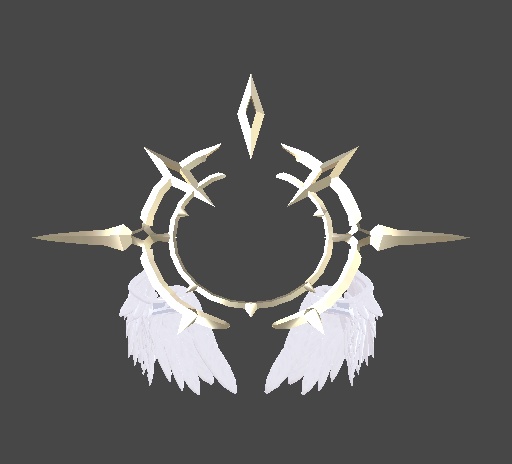 【VRC想定】7アバター対応 目隠し+ヘイロー『Seraph Veil(セラフ・ヴェイル)』