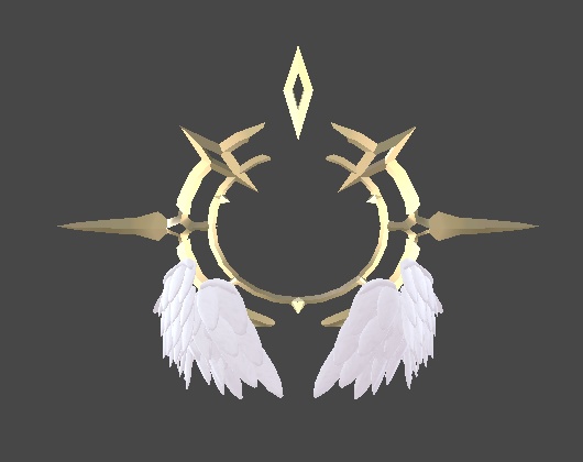 【VRC想定】7アバター対応 目隠し+ヘイロー『Seraph Veil(セラフ・ヴェイル)』