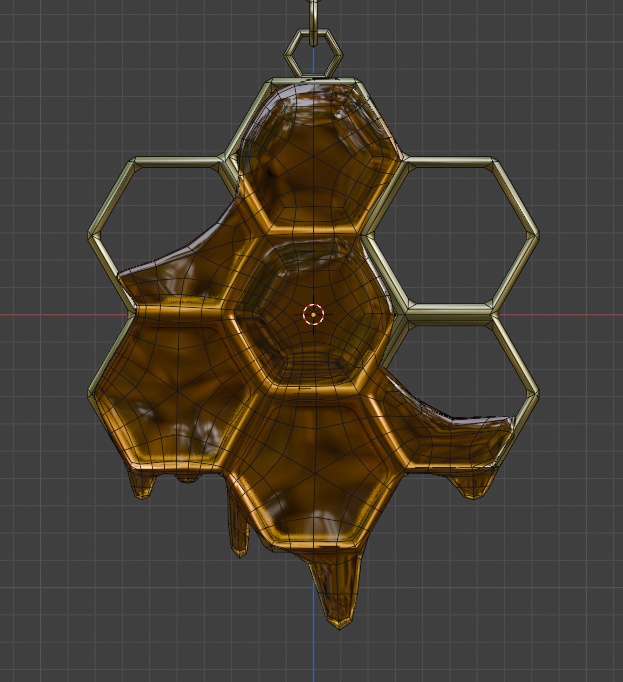 【VRC想定・MA】11アバター対応 はにかむピアスーMelted Honey Prism