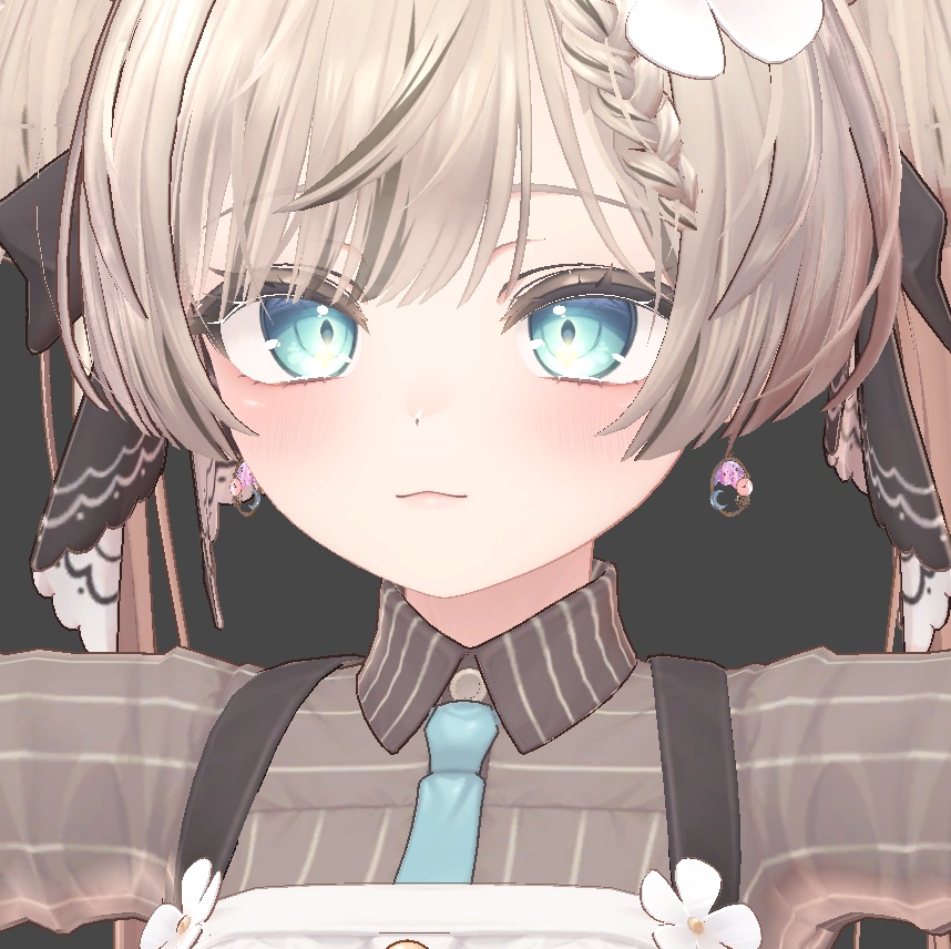 【VRC想定・MA】13アバター対応 3Dアクセサリー/ピアス Astral Clocklet