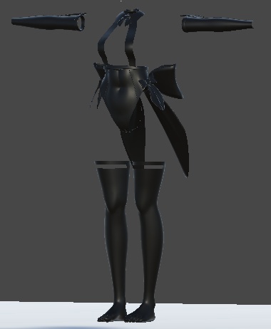 【VRC想定・MA】愛莉用衣装 Lunaris Shade