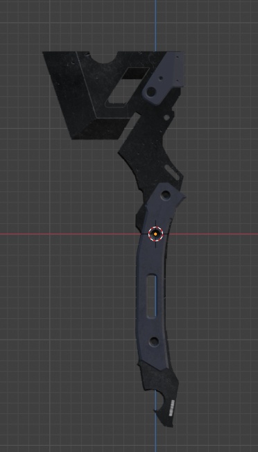 【VRC想定】3Dモデル 武器 『VectorBlade Tomahawk』