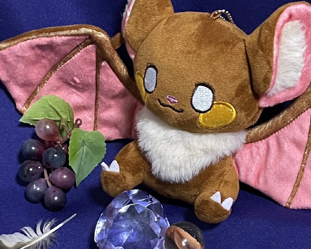 ヒナコウモリのぬいぐるみ
