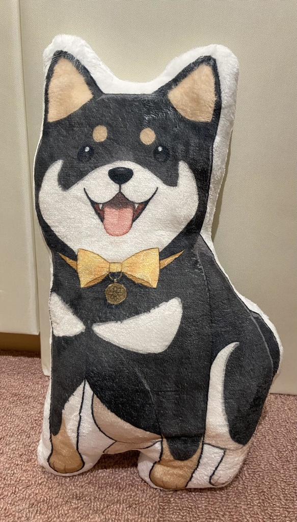 ふかふか♪こむぎクッション(にっこりVer)