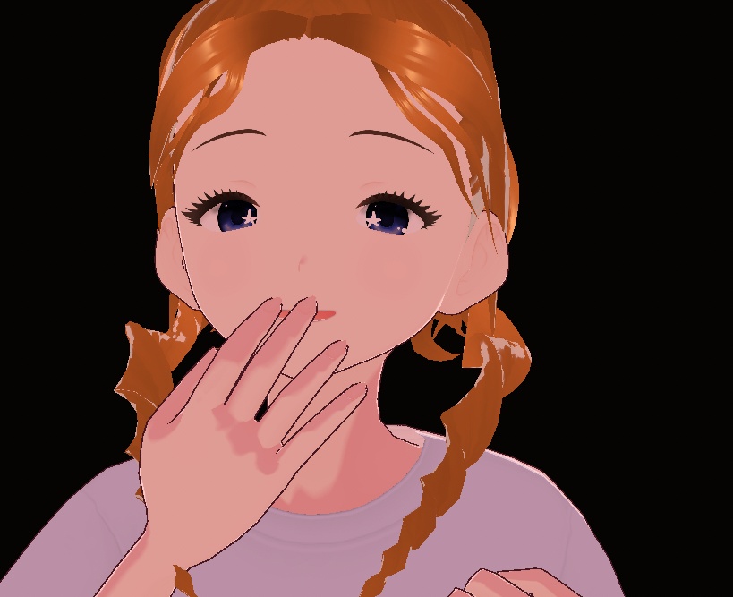Orange front bangs{free}