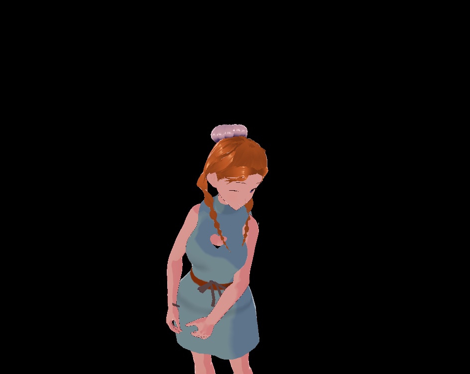 peach.wear-Teal dress w/ belt {free} - peach.wear - 4/4