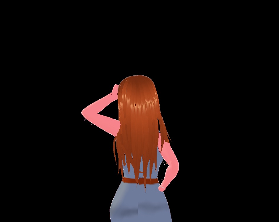 Medium orange hair {free} - peach.wear - 2/4