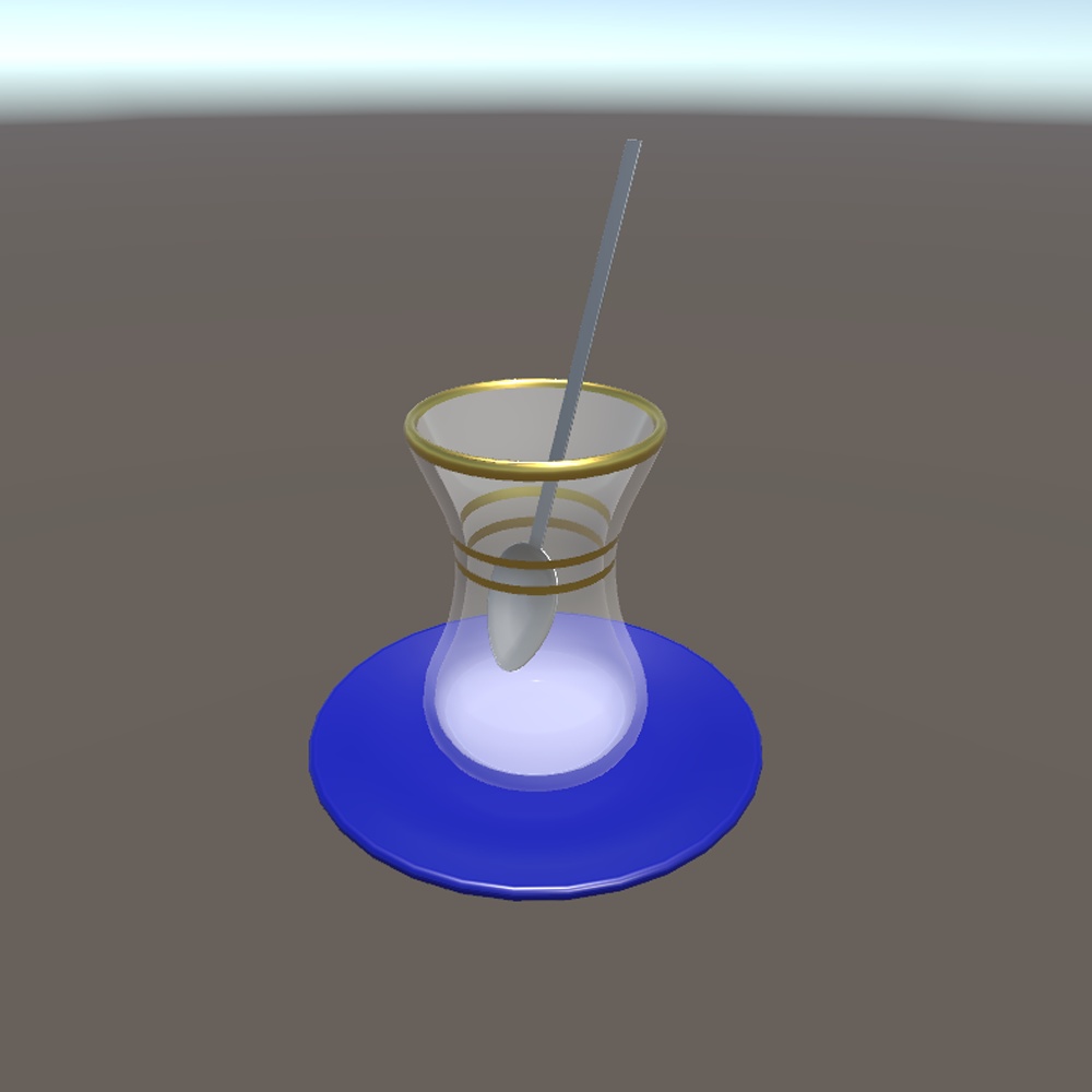トルコ風ティーカップ【3Dモデル】