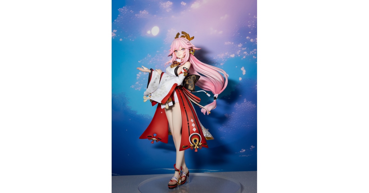 八重神子　ガレージキット（再販なし）　ワンフェス ガレージキット_八重神子～薄桜が綻ぶ時～ - カルミアBooth支部