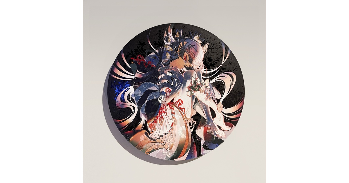 米山舞　「RAY - TWILIGHT」（伝統工芸_唐紙） RAY - TWILIGHT（伝統工芸_唐紙） - SSS by applibot - BOOTH