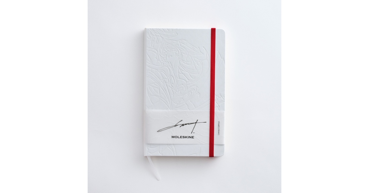 米山舞 個展arc ノートブック　MOLESKINE 紐公式店舗限定色　ホワイト f1e35b72-b003-4c23-a894-