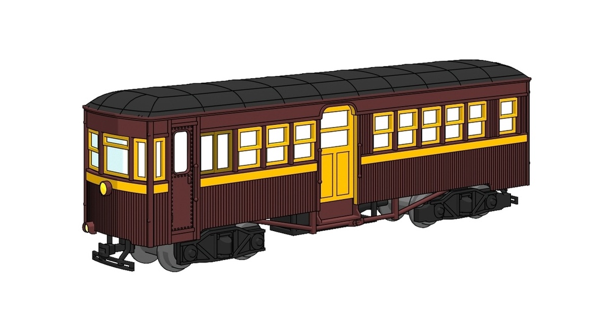 HOナロー 頸城鉄道 ホジ3 気動車 IV 組立キット