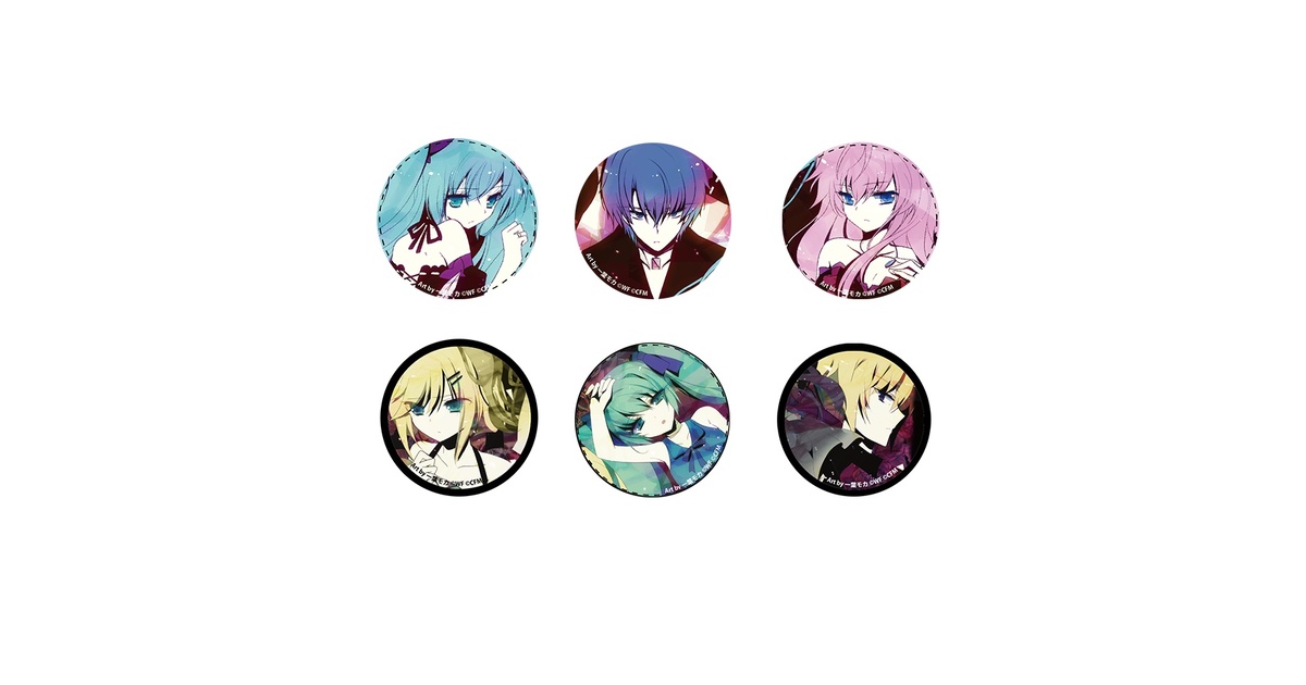 ACUTE/ReAct 缶バッジ 56mm 6種セット - 千本桜official shop