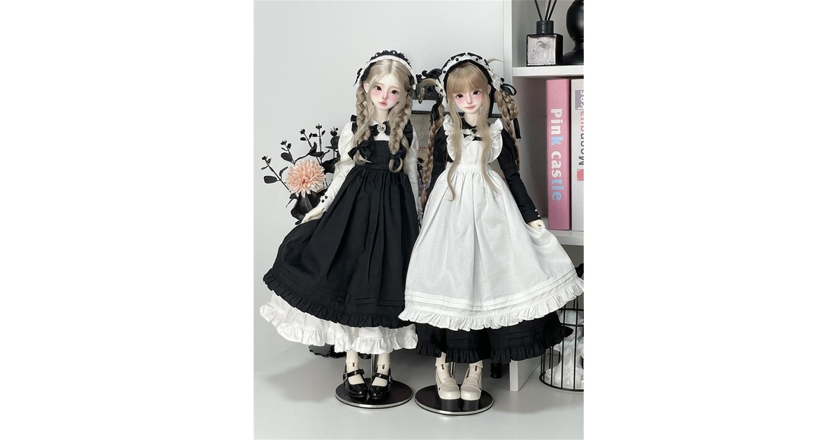 カカ星球】【ID75,1/3,1/4】ドール服 メイド服セット - kakaplanet