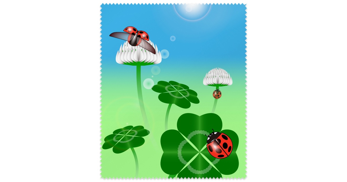 テントウムシと四つ葉のクローバー - やすらぎ - BOOTH