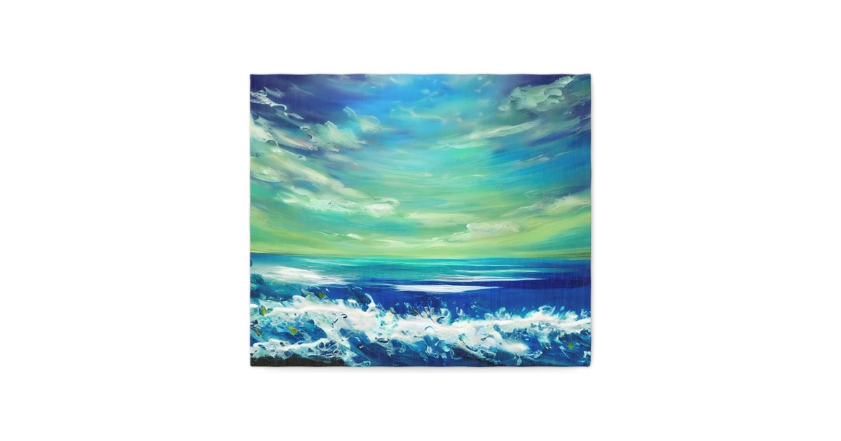 海の波 抽象画 27✖️25 9c86b956-1466-4a27-bf8e-