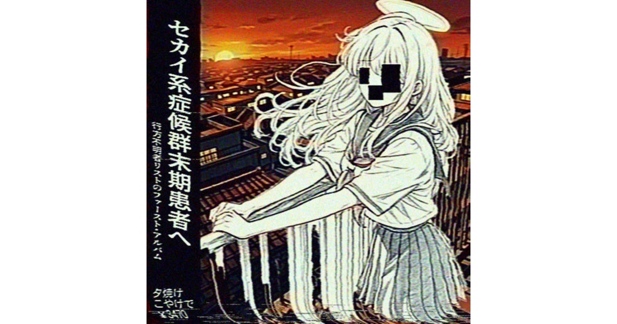 セカイ系症候群末期患者へ / 行方不明者リスト 1st Album 1st Album 「セカイ系症候群末期患者へ」CD - ykefmslst - BOOTH