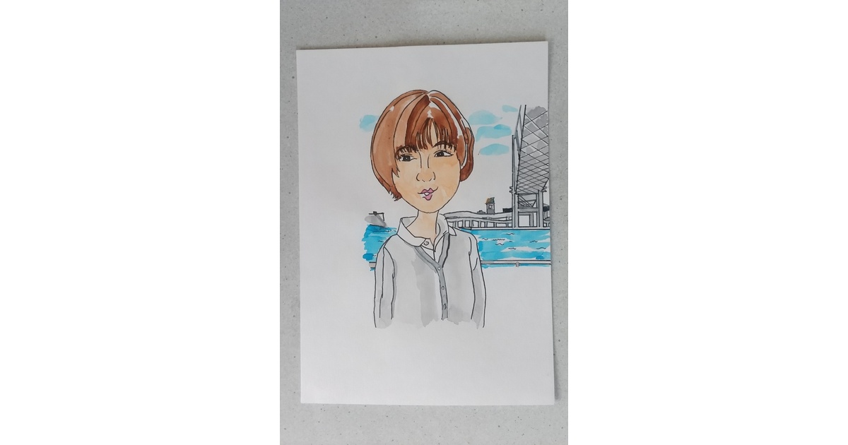 女優R.H 似顔絵作品。 - nigaoeyamasa23 - BOOTH