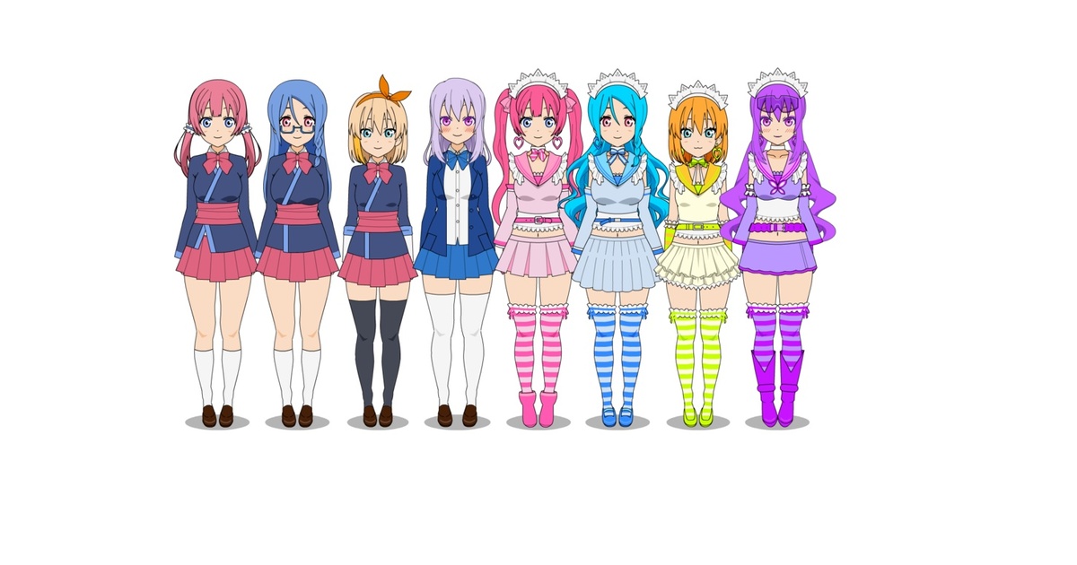 みんなの着せ替え！エクスポートデータスイートガールズ