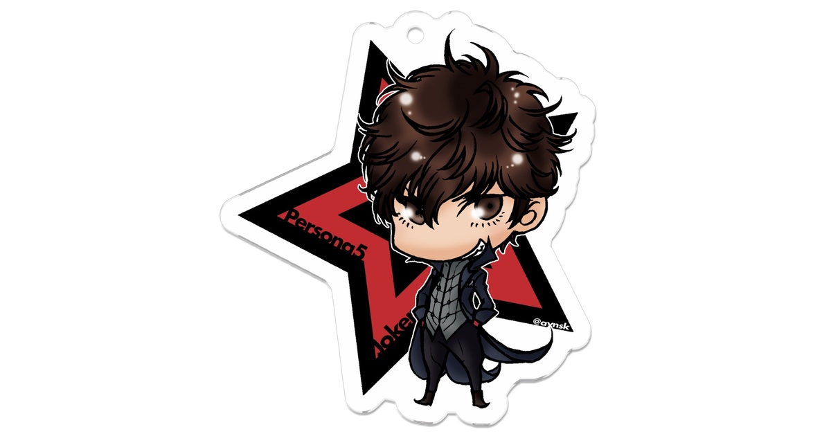 ペルソナ5 ジョーカーアクリルキーホルダー - 桜紋屋 - BOOTH