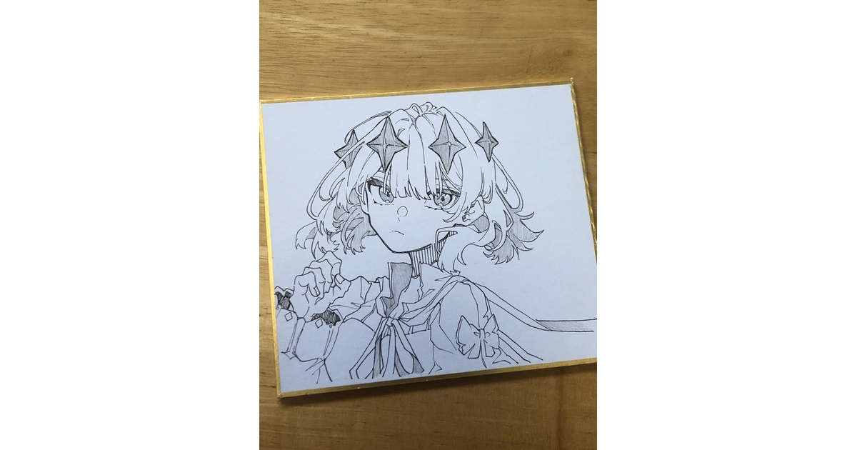 ✴︎ひなの⋈✴︎　手描き　イラスト　色紙 ✴︎ひなの⋈様専用✴︎ 手描き イラスト 色紙