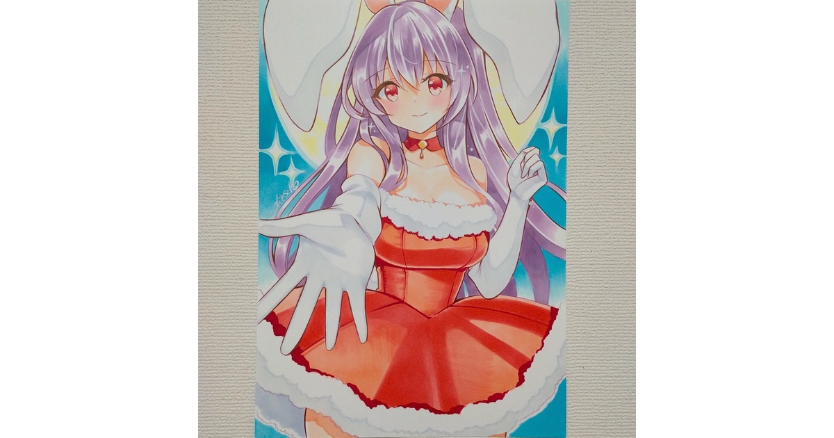 手描きイラスト 同人 東方Project 鈴仙・優曇華院・イナバ B5 東方