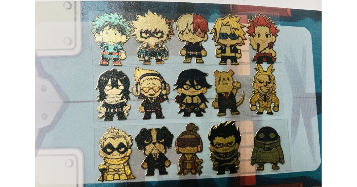 僕のヒーローアカデミア 原作 特典セット イラストカード 収納