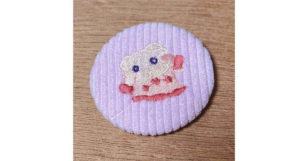 ぶたたん わんたん 刺繍缶バッジ すあだショップ - BOOTH