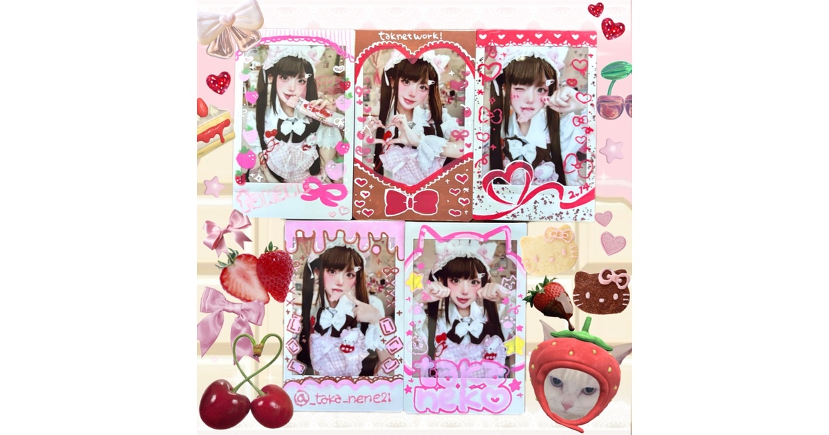 バレンタインチェキ🍫🎀 - たかねっとわーく - BOOTH