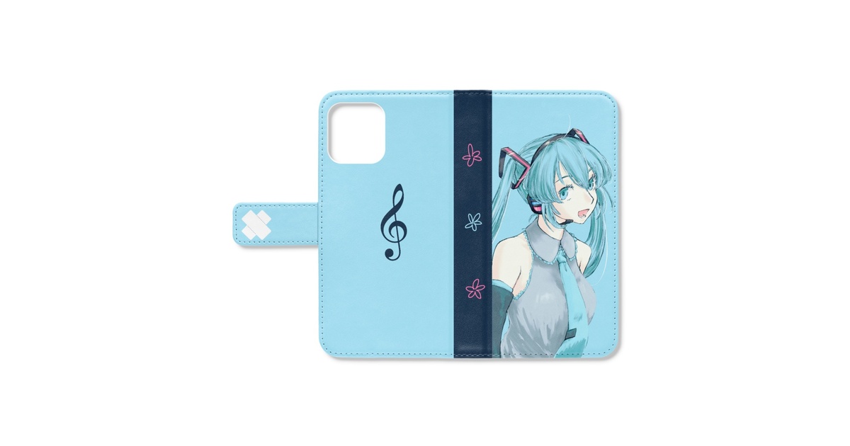 雪ミク2019 スマホケース 雪ミク2019 スマホケース グッズ]SNOW MIKU 2019両面印刷手帳型