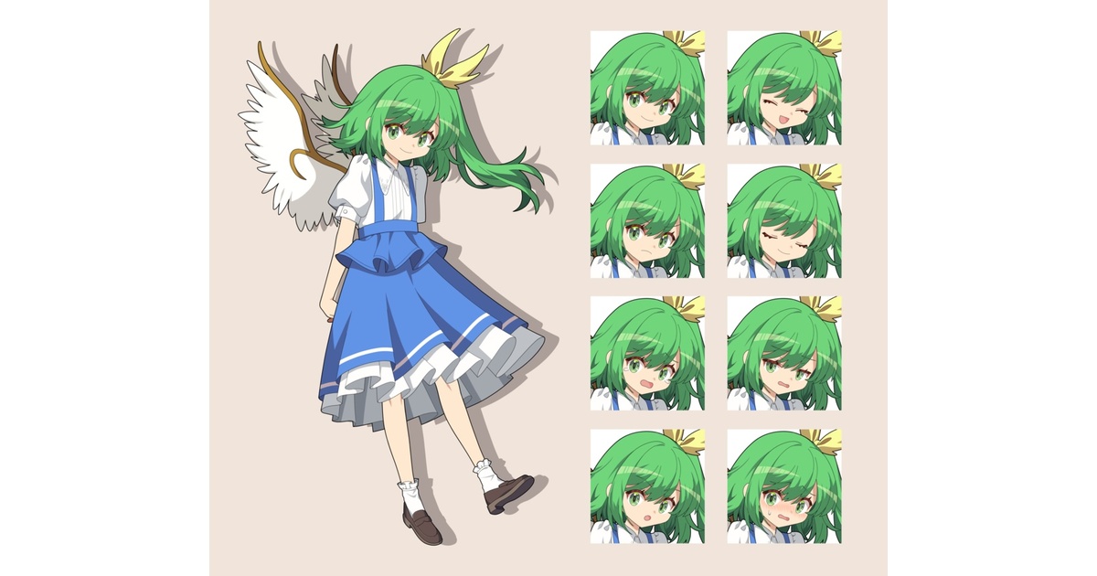 大妖精（幻存神籤）立ち絵素材 - 4rion - BOOTH