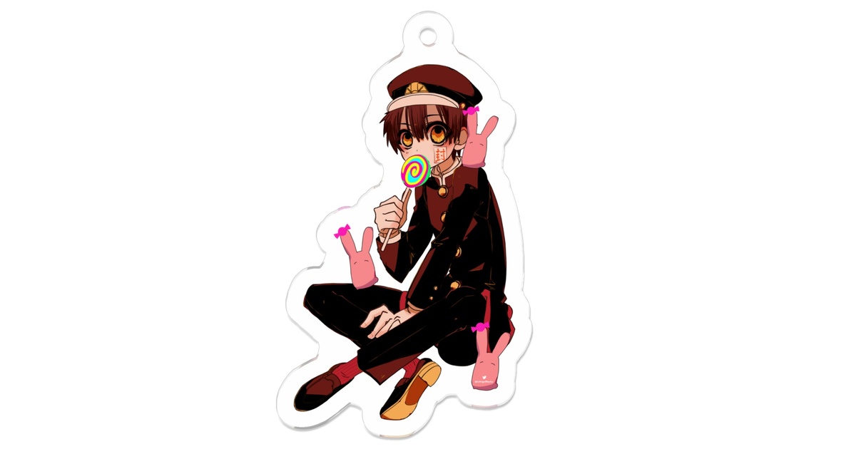 花子くんwithもっけアクキー - いちごのへた - BOOTH