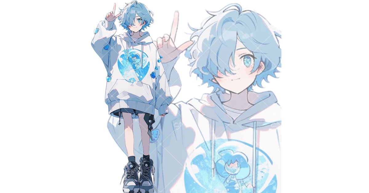 不思議な男の子「絵画」2L判サイズ 不思議な男の子「絵画」2L判サイズ